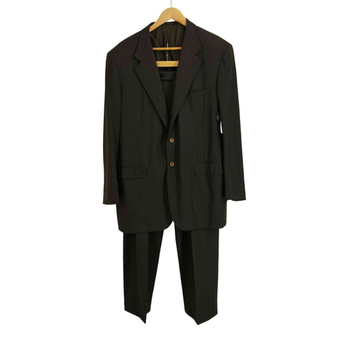 ブリオーニ BRIONI PURE ESCORIAL NM TRAIANO ウールギャバ 段返り3B テーラードジャケット TENSHI ウールギャバ 2タック センタープレススラックス セットアップ メンズ